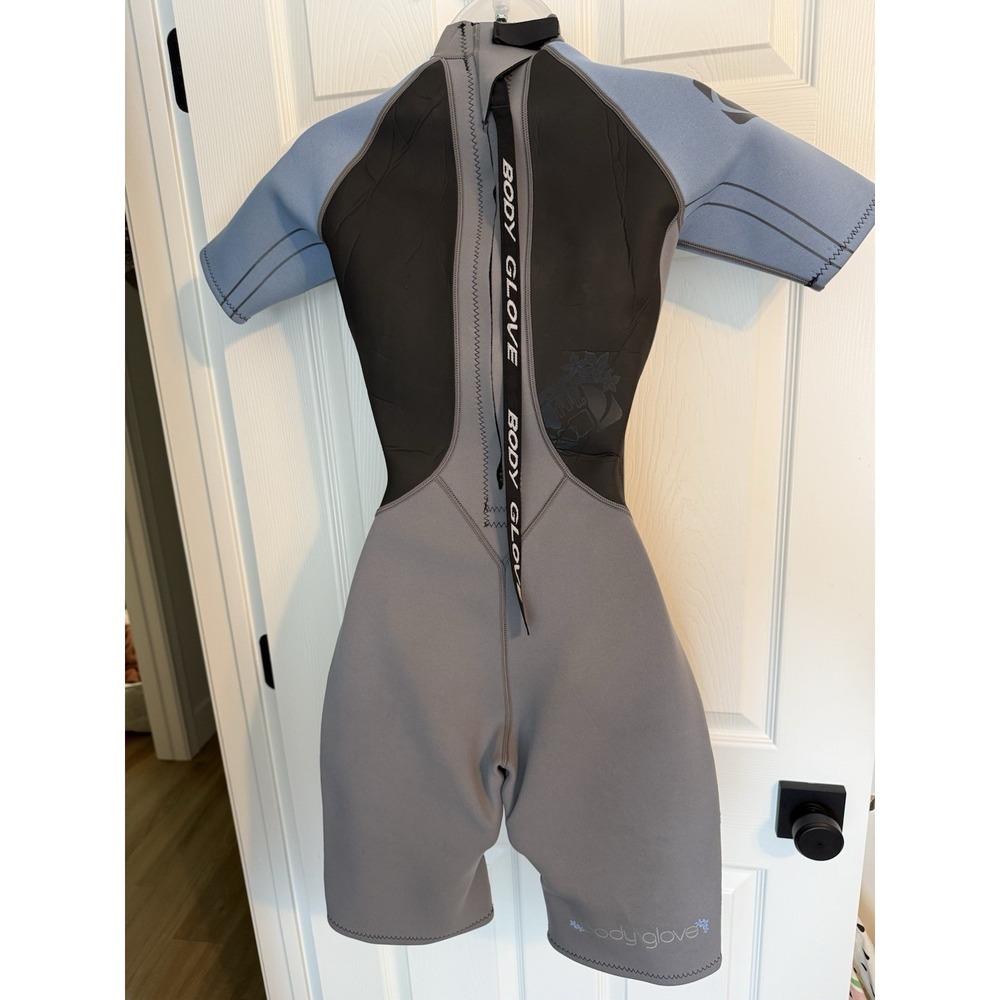 Body Glove Pro 2:1 Gray Wetsuit Womens 5/6 Shorty Springsuit Surf Dive Snorkel - Picture 2 of 11